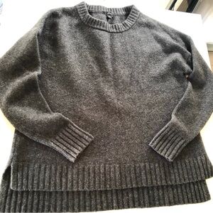 J. Crew Gray Crew Neck Sweater